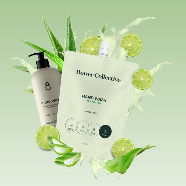 Bower Bower Natural Hand Wash Refill - Lime & Aloe Vera 1L