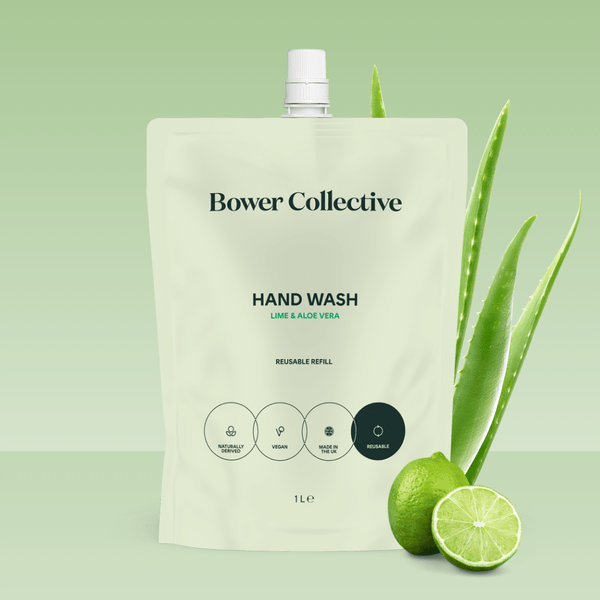 Bower Bower Natural Hand Wash Refill - Lime & Aloe Vera 1L