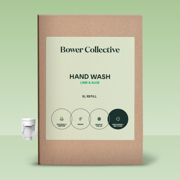 bower Bower Natural Hand Wash Refill - Lime and Aloe Vera - Bag in Box - 5L