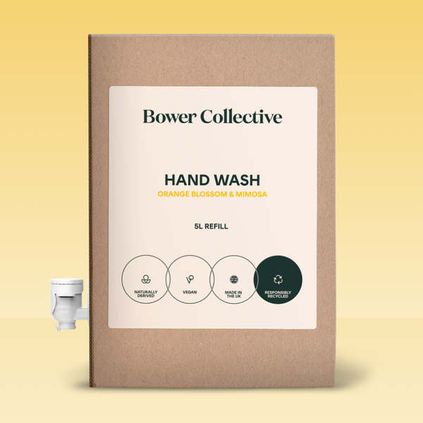 bower Bower Natural Hand Wash Refill - Orange Blossom & Mimosa 5L Bag in Box