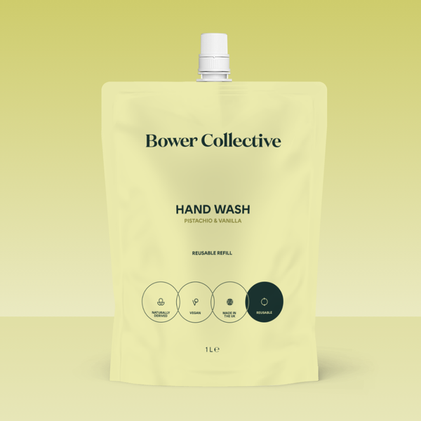 bower Bower Natural Hand Wash Refill - Pistachio & Vanilla 1L