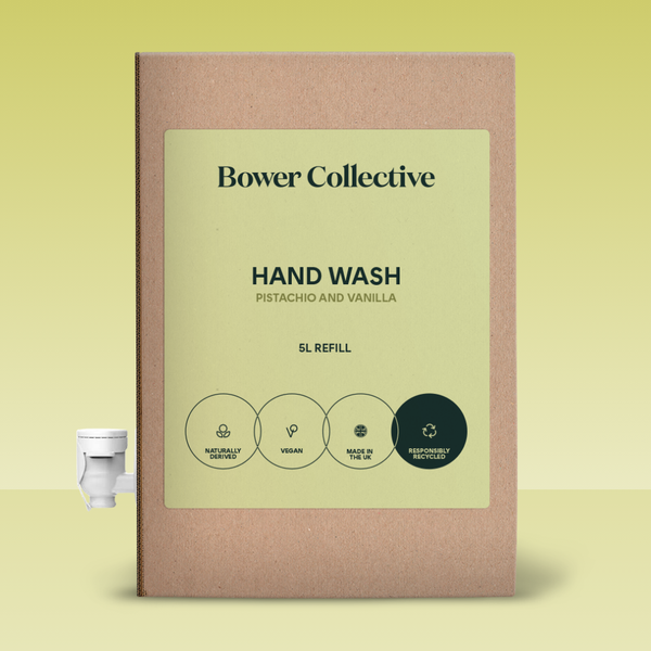 bower Bower Natural Hand Wash Refill - Pistachio & Vanilla - Bag in Box - 5L