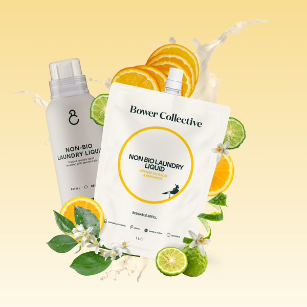 Bower Bower Non Bio Laundry Liquid - Orange Blossom & Bergamot 5L Bag In Box