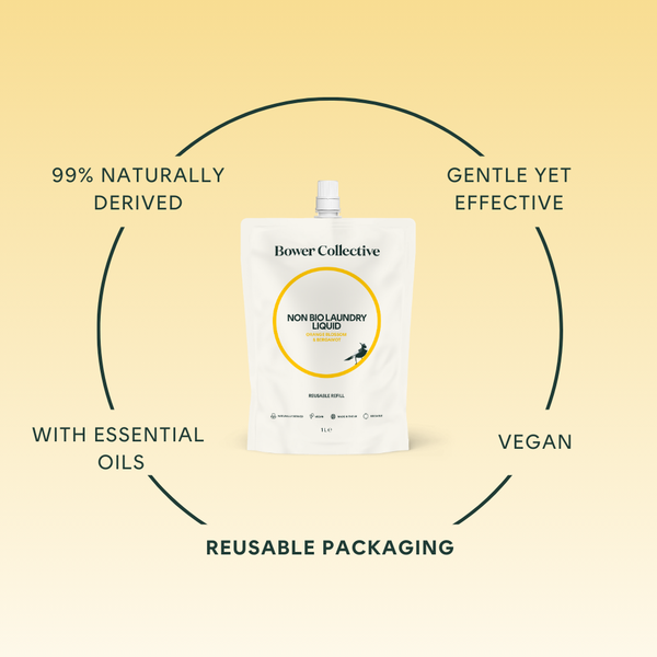 Bower Bower Non-Bio Laundry Liquid - Orange Blossom & Bergamot 1L