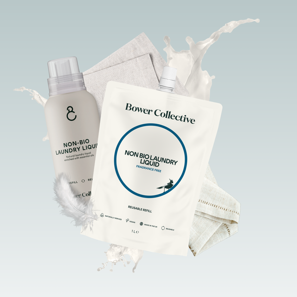 Bower Bower Non-Bio Laundry Liquid Refill - Fragrance Free 5L Bag In Box
