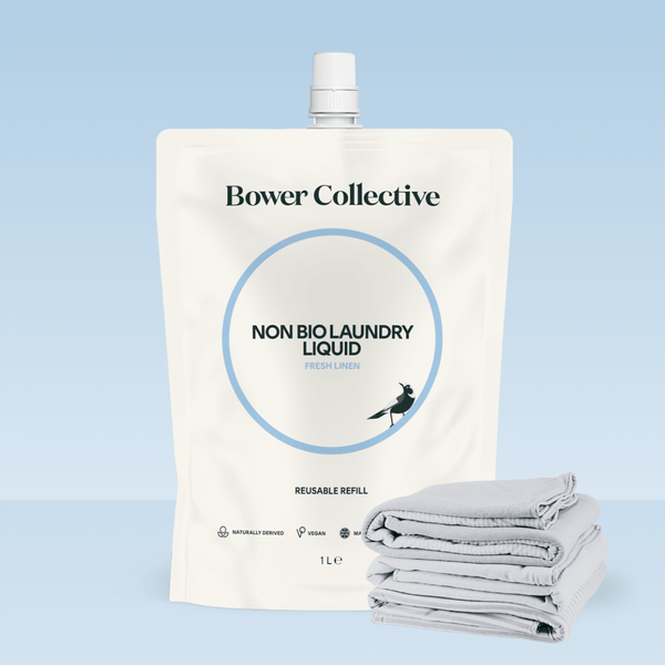 Bower Bower Non-Bio Laundry Liquid Refill – Fresh Linen 1L