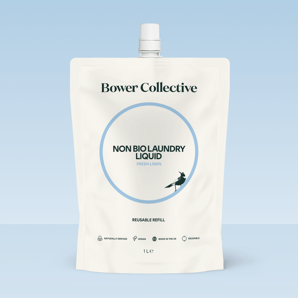 bower Bower Non-Bio Laundry Liquid Refill – Fresh Linen 1L
