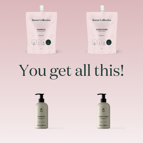 Bower Nourish & Shine Hair Starter Kit