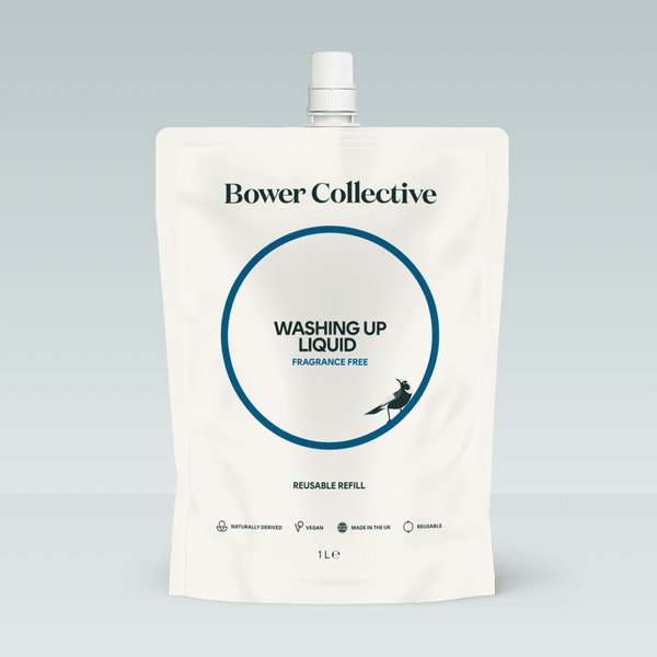 bower Bower Washing Up Liquid Refill - Fragrance Free 1L