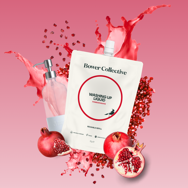 Bower Bower Washing Up Liquid Refill - Pomegranate 1L