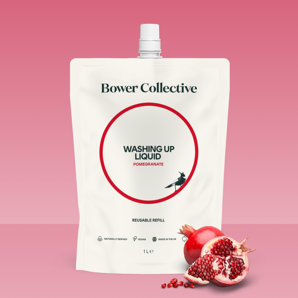 Bower Bower Washing Up Liquid Refill - Pomegranate 1L