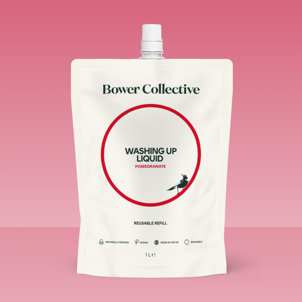 bower Bower Washing Up Liquid Refill - Pomegranate 1L
