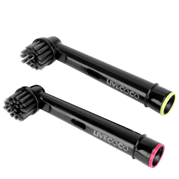 Bower LiveCoco Charcoal Bristles Oral B Compatible Recyclable Electric Toothbrush Heads