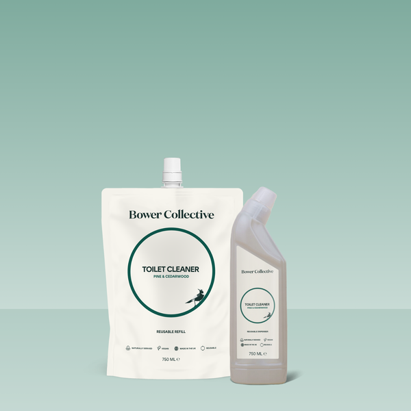 bower Refillable Toilet Cleaner Dispenser and Refill