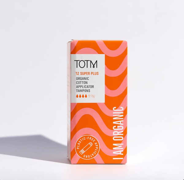 Bower TOTM Organic Cotton Applicator Tampons – Light Regular Super Super Plus