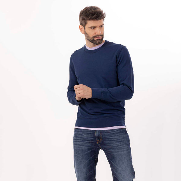 Bowery Nyc CREW NECK L/S LIGHT SWEAT - RELAXED FIT