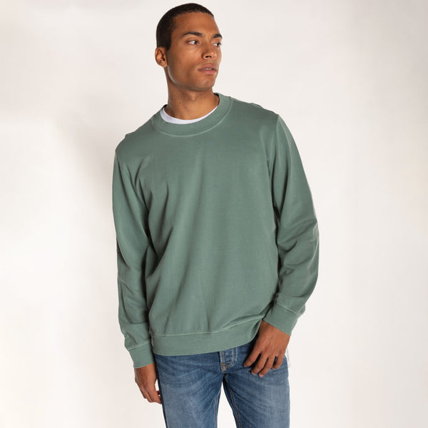 bowery nyc CREW NECK L/S LIGHT SWEAT - RELAXED FIT