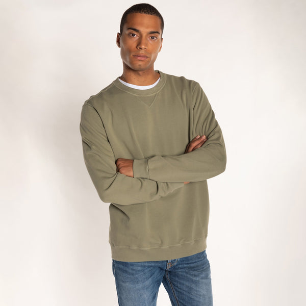 Bowery Nyc CREW NECK L/S MID WEIGHT SWEAT - REGULAR FIT