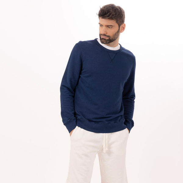 bowery nyc CREW NECK L/S MID WEIGHT SWEAT - REGULAR FIT