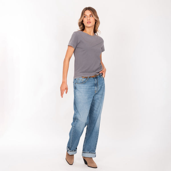 Bowery Nyc CREW NECK S/S T-SHIRT - SOFT JERSEY - REGULAR FIT