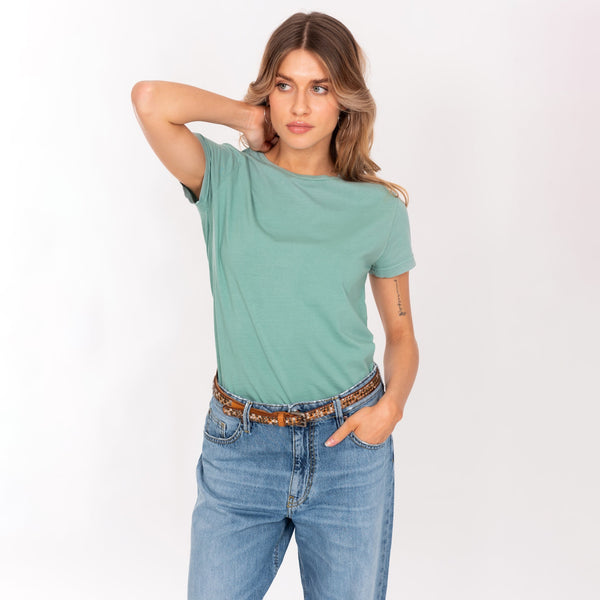 Bowery Nyc CREW NECK S/S T-SHIRT - SOFT JERSEY - REGULAR FIT