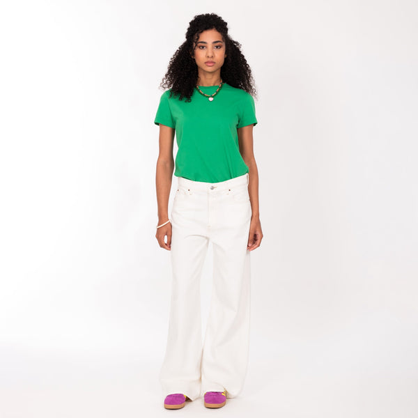 Bowery Nyc CREW NECK S/S T-SHIRT - VINTAGE JERSEY - REGULAR FIT