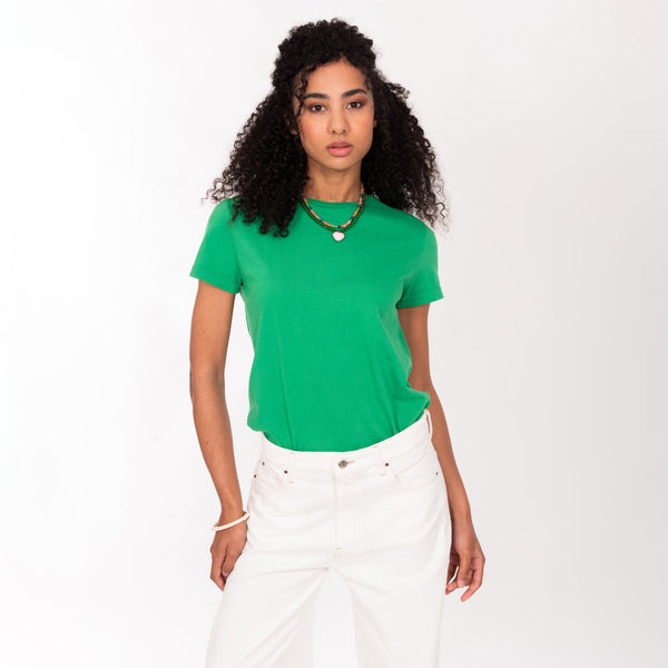 bowery nyc CREW NECK S/S T-SHIRT - VINTAGE JERSEY - REGULAR FIT