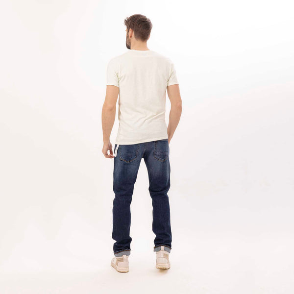 Bowery Nyc MAN'S "ARAGUSUKU" CREWNECK SHORT SLEEVE T-SHIRT - SLUB JERSEY