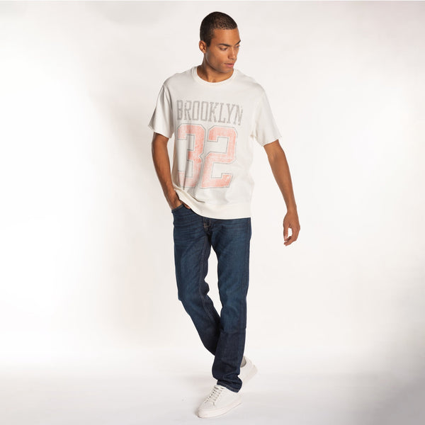 Bowery Nyc MAN'S "BROOKLYN" CREW NECK S/S LIGHT SWEAT - RELAXED FIT