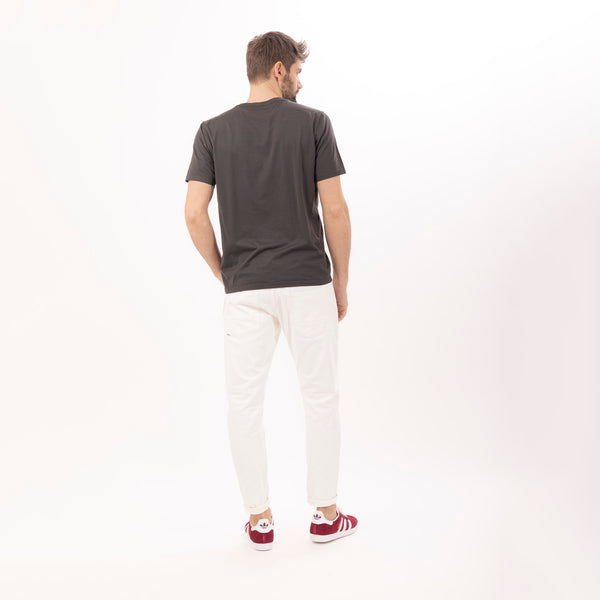 Bowery Nyc MAN'S ESSENTIAL CREWNECK SHORT SLEEVE T-SHIRT - MAKO JERSEY