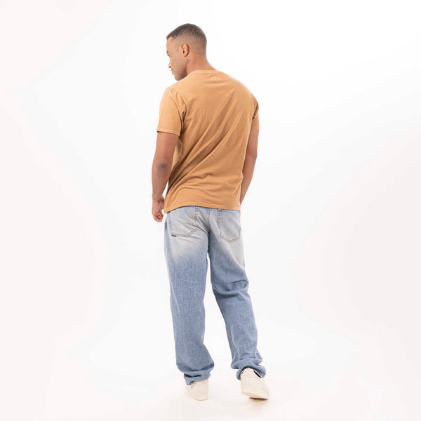 Bowery Nyc MAN'S ESSENTIAL CREWNECK SHORT SLEEVE T-SHIRT - VINTAGE JERSEY