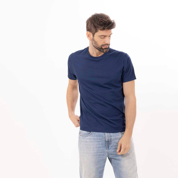 Bowery Nyc MAN'S ESSENTIAL CREWNECK SHORT SLEEVE T-SHIRT - VINTAGE JERSEY