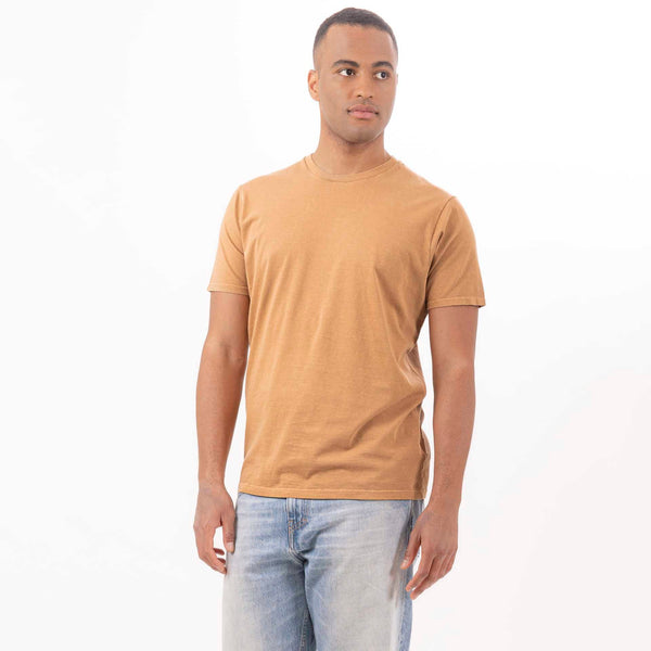 bowery nyc MAN'S ESSENTIAL CREWNECK SHORT SLEEVE T-SHIRT - VINTAGE JERSEY