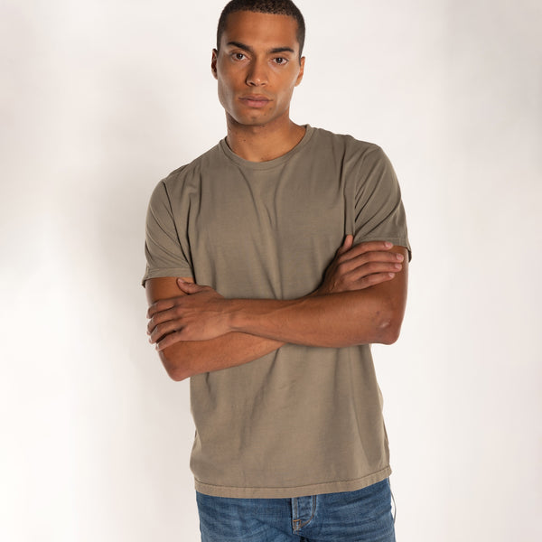 bowery nyc MAN'S ESSENTIAL S/S CREWNECK TSHIRT - VINTAGE JERSEY