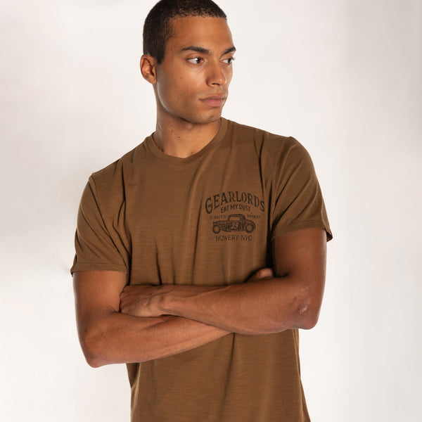 Bowery Nyc MAN'S "GEARLORDS" S/S CREWNECK TSHIRT - SLUB JERSEY