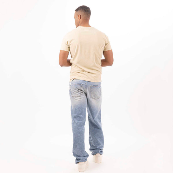 Bowery Nyc MAN'S " JAPAN SURFING" CREWNECK SHORT SLEEVE T-SHIRT - VINTAGE JERSEY