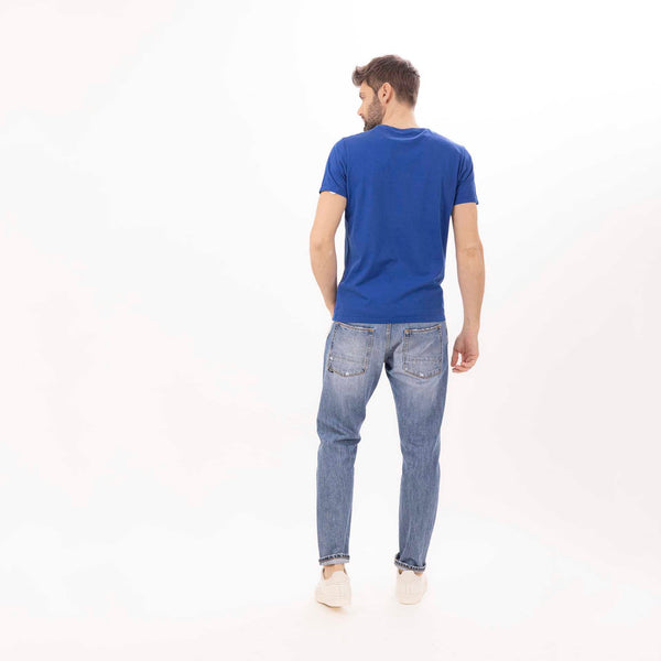 Bowery Nyc MAN'S "LA" CREWNECK SHORT SLEEVE T-SHIRT - VINTAGE JERSEY