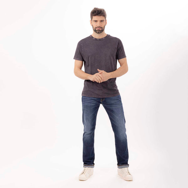 Bowery Nyc MAN'S "LOST IN PARADISE" CREWNECK SHORT SLEEVE T-SHIRT - VINTAGE JERSEY