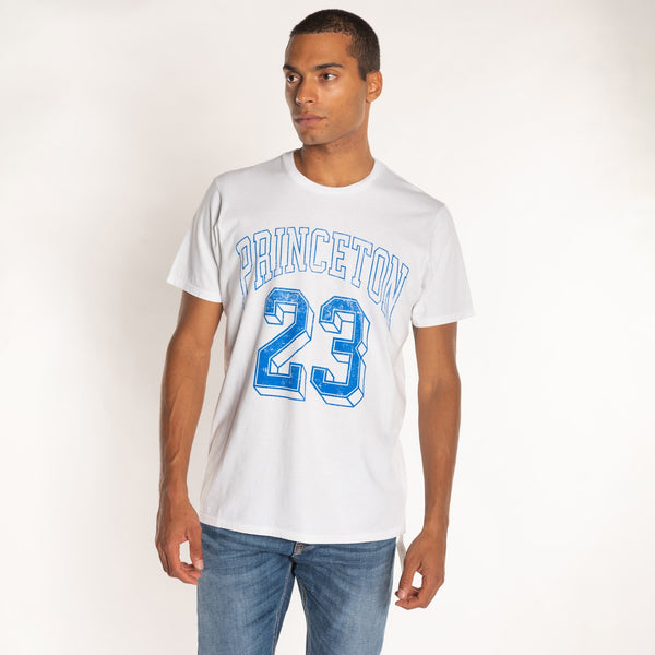 bowery nyc MAN'S "PRINCETON" S/S CREWNECK TSHIRT - VINTAGE JERSEY