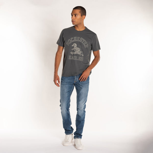 Bowery Nyc MAN'S "ROCHESTER" S/S CREWNECK TSHIRT - VINTAGE JERSEY