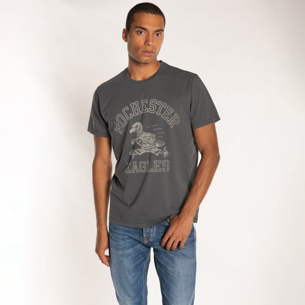 bowery nyc MAN'S "ROCHESTER" S/S CREWNECK TSHIRT - VINTAGE JERSEY