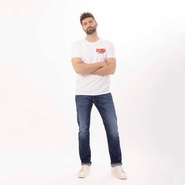 Bowery Nyc MAN'S "SAN FRANCISCO" CREWNECK SHORT SLEEVE T-SHIRT - SLUB JERSEY