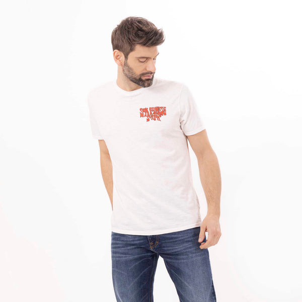 bowery nyc MAN'S "SAN FRANCISCO" CREWNECK SHORT SLEEVE T-SHIRT - SLUB JERSEY