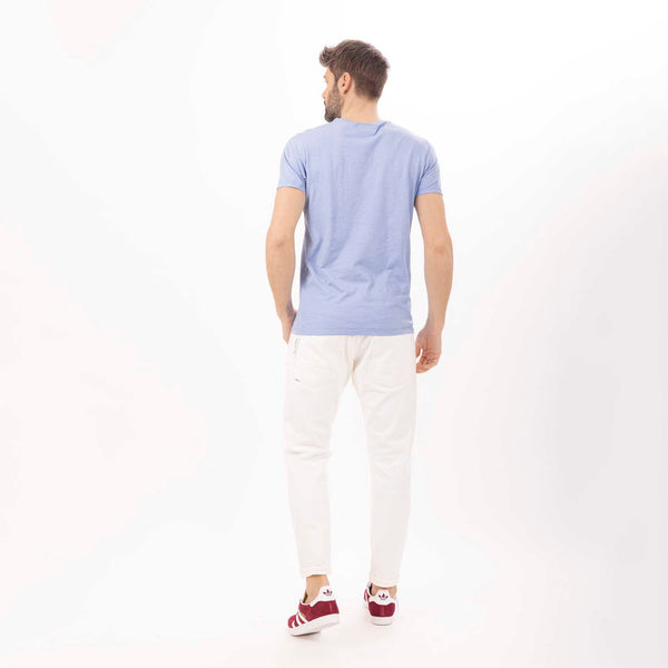 Bowery Nyc MAN'S "SPRING BREAK" CREWNECK SHORT SLEEVE T-SHIRT - SLUB JERSEY