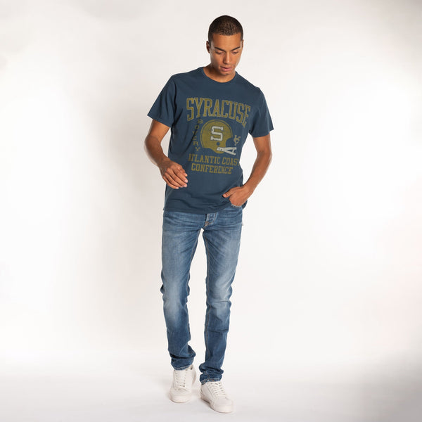 Bowery Nyc MAN'S "SYRACUSE" S/S CREWNECK TSHIRT - VINTAGE JERSEY