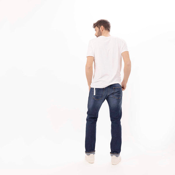 Bowery Nyc MAN'S "WAIKIKI" CREWNECK SHORT SLEEVE T-SHIRT - VINTAGE JERSEY