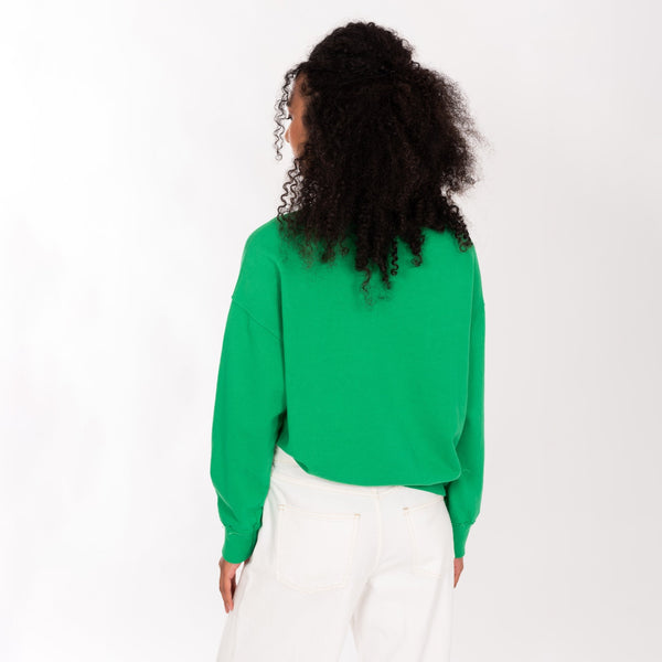 Bowery Nyc WOMAN'S "1970" CREW NECK L/S MID WEIGHT SWEAT - OVERSIZED FIT
