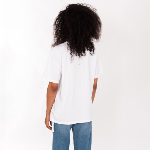 Bowery Nyc WOMAN'S "FLAMINGO MOTEL" CREW NECK S/S T-SHIRT - VINTAGE JERSEY - BOY FIT