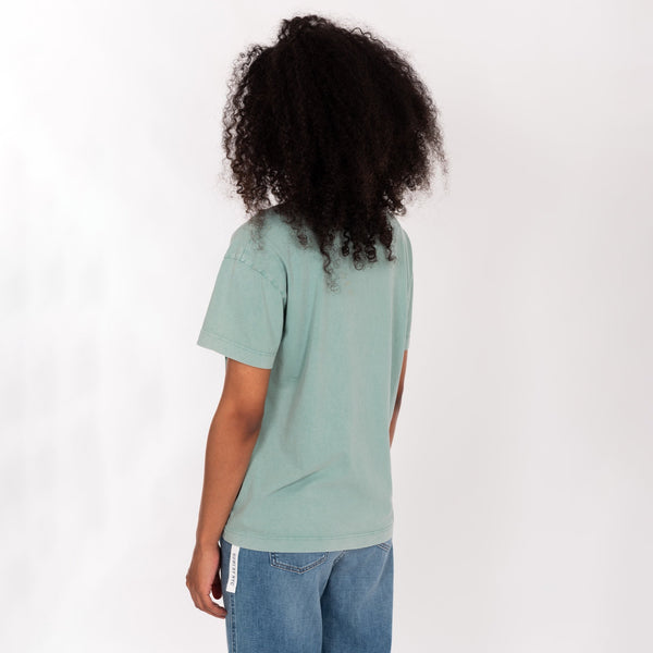 Bowery Nyc WOMAN'S "STAY GROOY" CREW NECK S/S T-SHIRT - SOFT JERSEY - BOY FIT