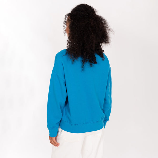 Bowery Nyc WOMAN'S "VEGAS" CREW NECK L/S MID WEIGHT SWEAT - OVERSIZED FIT